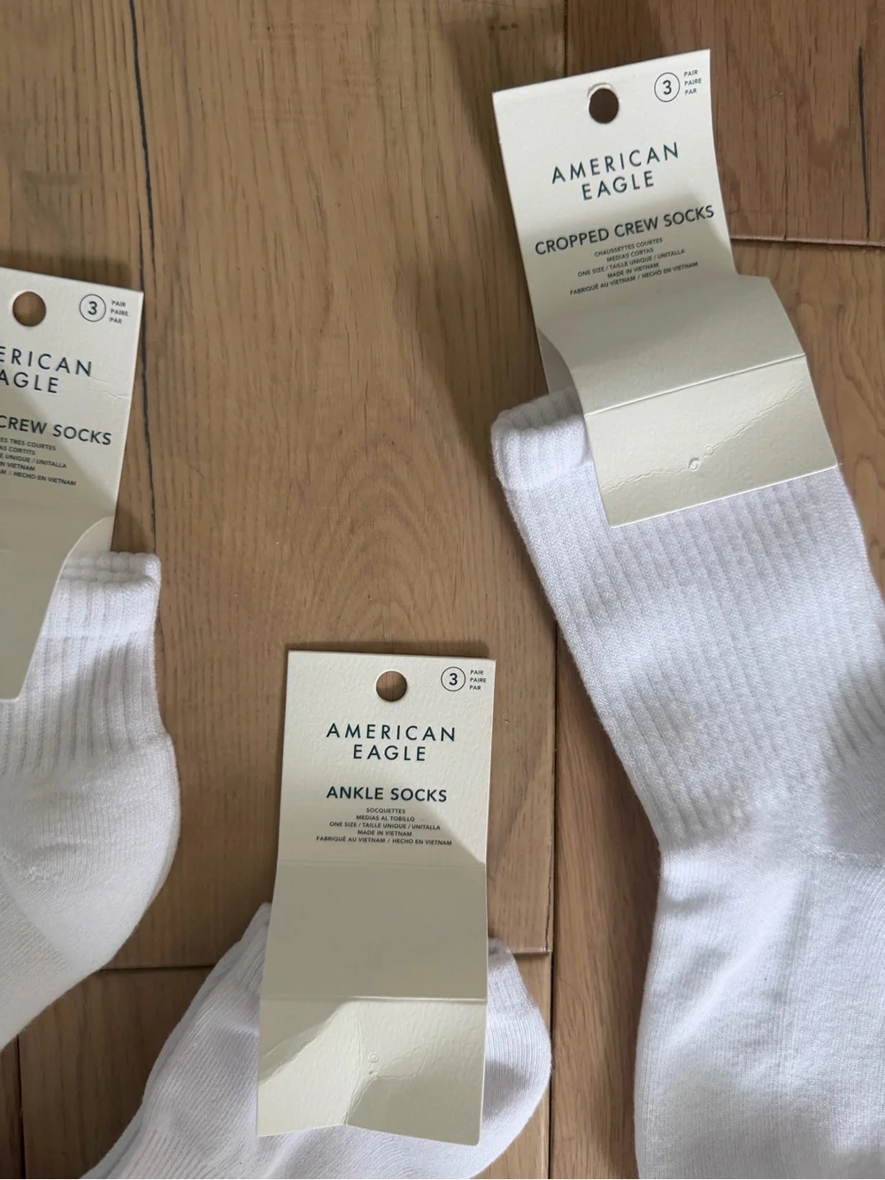 American Eagle Crew & Ankle Socks - 3-Pack